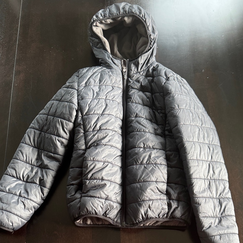 Cat & Jack Gray/Black Puffer Jacket